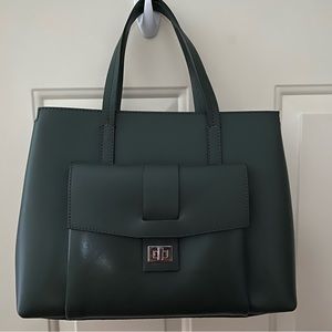 Claudia Firenze genuine leather Satchel with strap
